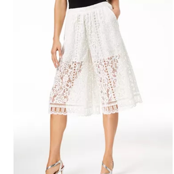 FRENCH CONNECTION cropped lace culottes - Picture 3 of 3